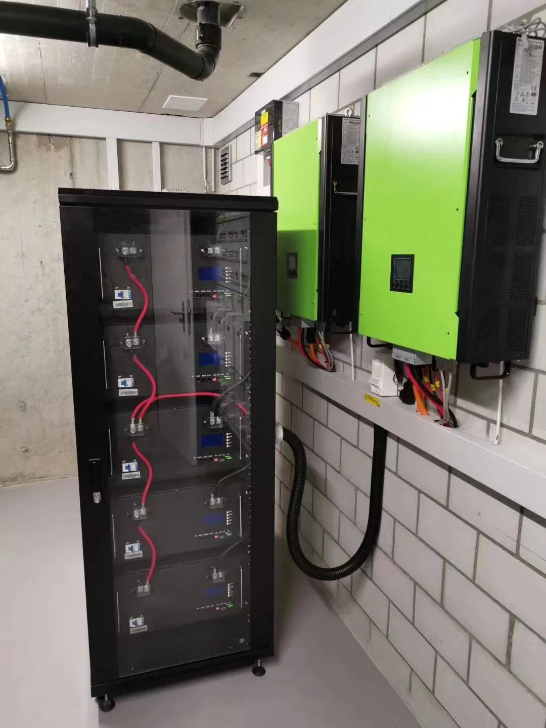 Battery cabinet and inverter room application reference