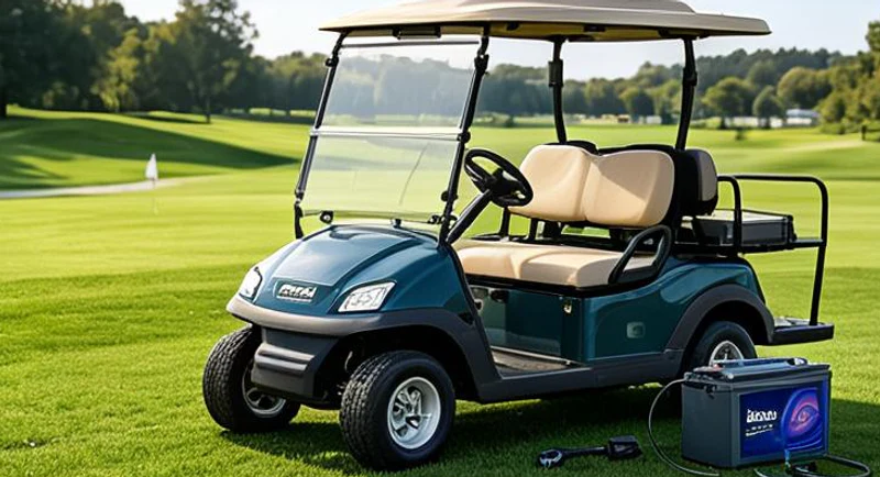 Electric golf cart application